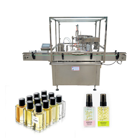 Stroj za punjenje staklenih boca u malim količinama / Punjenje tekućinom za ručno pranje tekućina 12 glava Strojevi za flaširanje vode s niskim cijenama