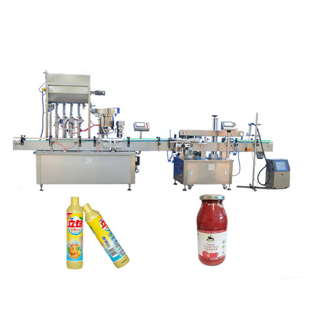 Poluautomatski uređaj za punjenje umaka od sira za hranu i pneumatsku tekućinu