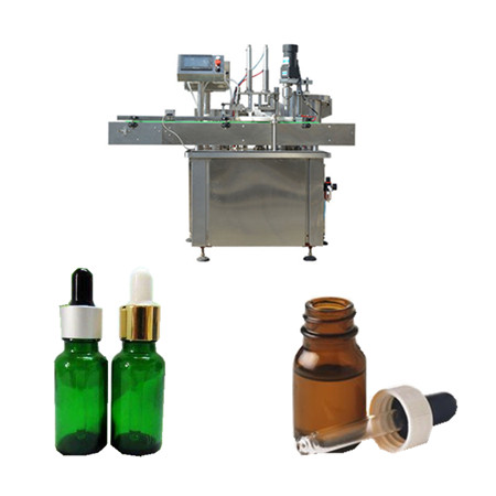 Automatska PET plastična staklena boca E tekućina za električnu cigaretu Tekućina za CBD ulje za punjenje začepljenja Stroj za etiketiranje