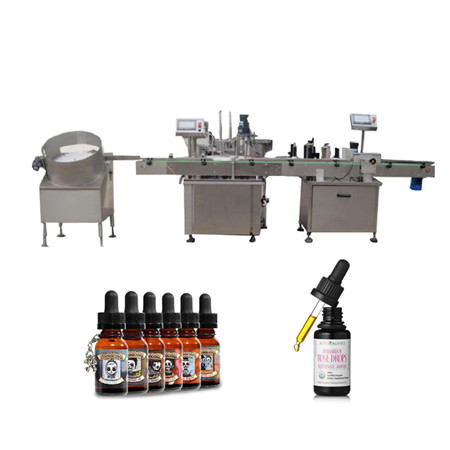 Stroj za punjenje staklenih posuda / Stroj za flaširanje ulja / Postrojenje za flaširanje ulja
