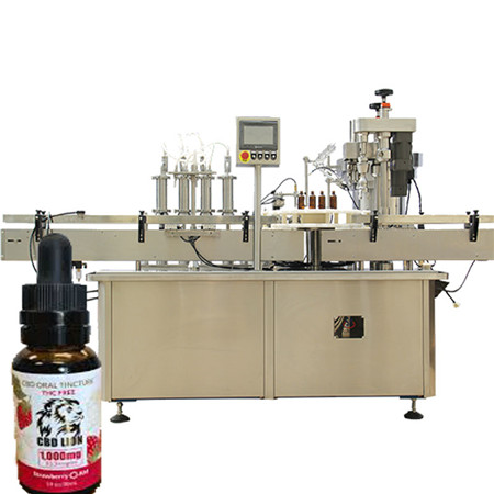 Stroj za punjenje tinkture tekućeg ulja od 5 ml/10 ml/30 ml/50 ml ili prilagođena bočica/mala boca