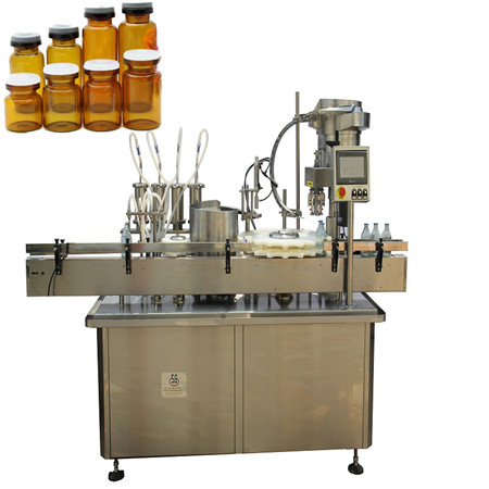 Cosmetic Liquid Small Perfume Bottle Filling Machine, Round Bottle Filling Line