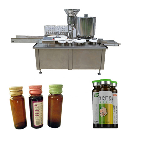 A02 5-50ml tekući stol za visoko pranje tekućine Pneumatska krema za punjenje malog strojeva za punjenje sokova